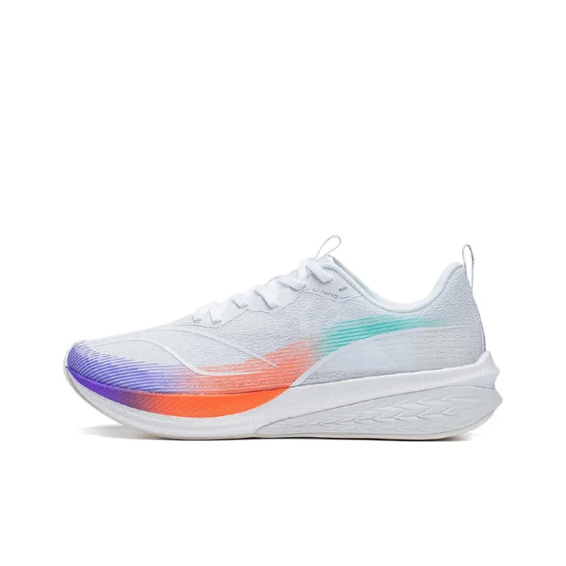 LiNing Red Hare 6 Pro Slip Resistant, Abrasion Resistant, Breathable Low Top Running Shoes Men's White-0