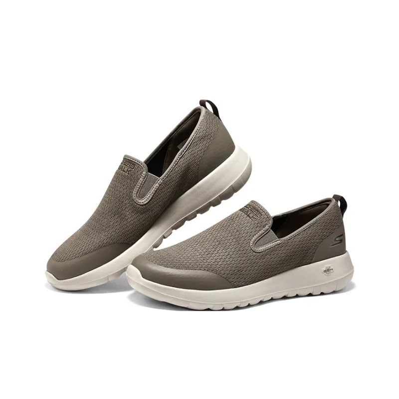 Skechers GO WALK Ma Shock Absorbers With Slip Resistant Features Low Top Casual Shoes Men's Brown-3