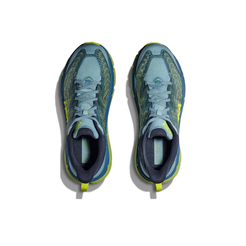 HOKA ONE ONE Mafate Speed 4 'Stone Blue Dark Citron'-4