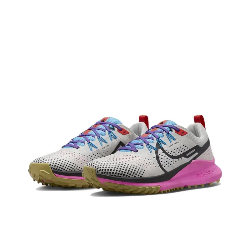 Nike React Pegasus Trail 4 Lightt Orewood Brown Dark Smokey Grey Women's-2