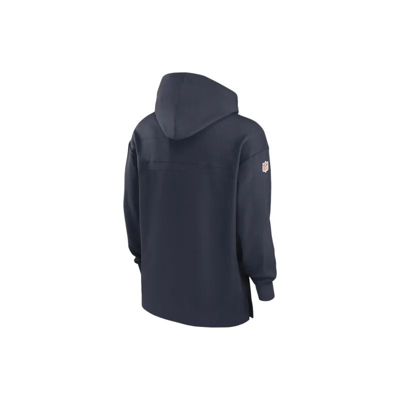 Nike Chicago Bears Sideline Jersey Men's Nike Dri FIT Nfl Pullover Hoodie-1