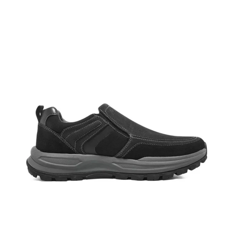 Skechers Zeller Cushioning Wear Resistant Balance Low Top Casual Shoes Men's Black-1