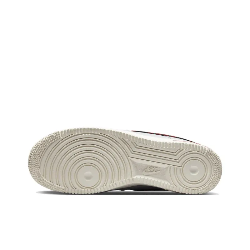 Nike Air Force 1 Low '07 LV8 Tartan Plaid White University Red-4