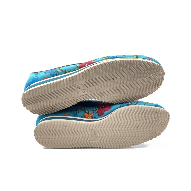 Nike Cortez Wear-resistant And Lightweight Low-Top Running Shoes Unisex Blue-4