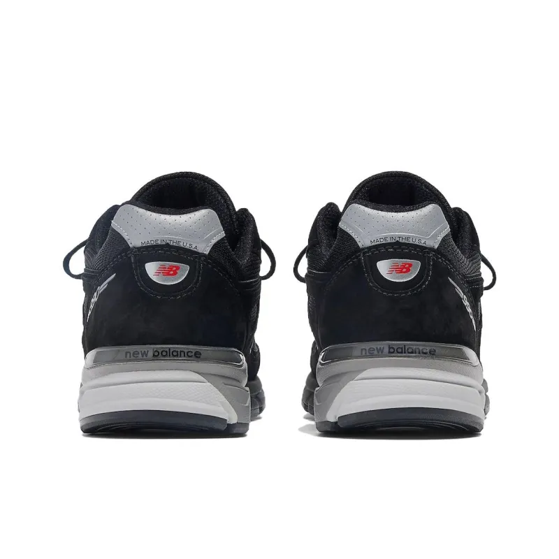 New Balance 990v4 MiUSA Black Silver-3