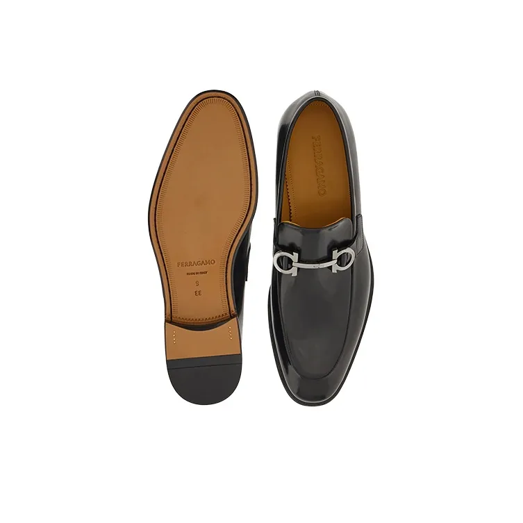 FERRAGAMO GANCINI Men's Casual Shoes Men's Black-4