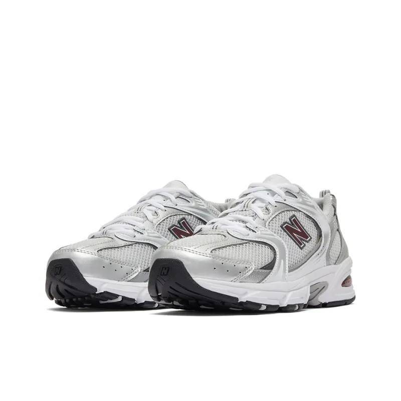New Balance 530 White Silver-3
