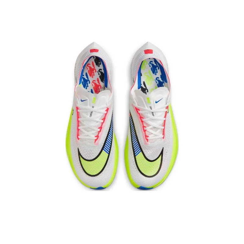 Nike ZoomX Streakfly Premium White Volt Racer Blue-2