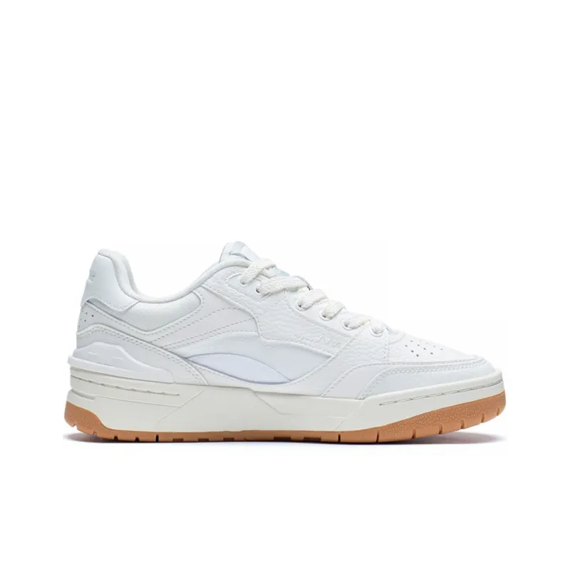 LiNing RSR 101 Non slip Lightweight Low Top Skateboard Shoes Men's Mist White-1