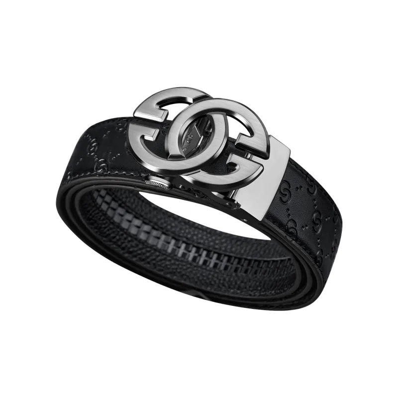 WilliamPOLO Cow Leather Belts Men's Multiple Colors 3.5cm Width-5