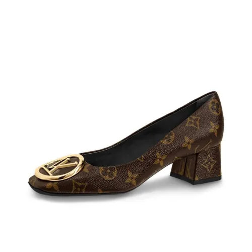 LOUIS VUITTON Madeleine High Heels Women's Monogram Style