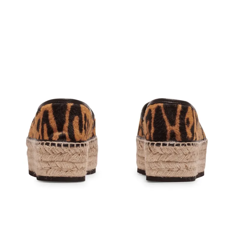 BALMAIN Alex Leopard Espadrilles Borwn Leopard Women's-4