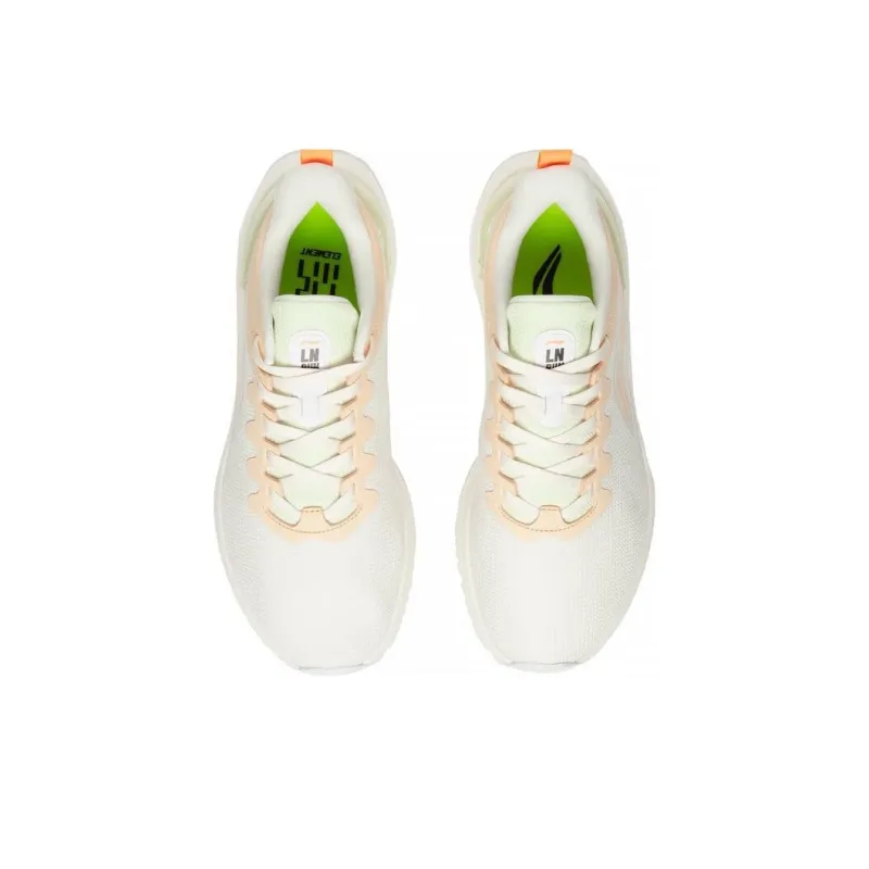 LiNing YueYing Element Durable Breathable Low Top Running Shoes Women's Ecru Sand Orange-3