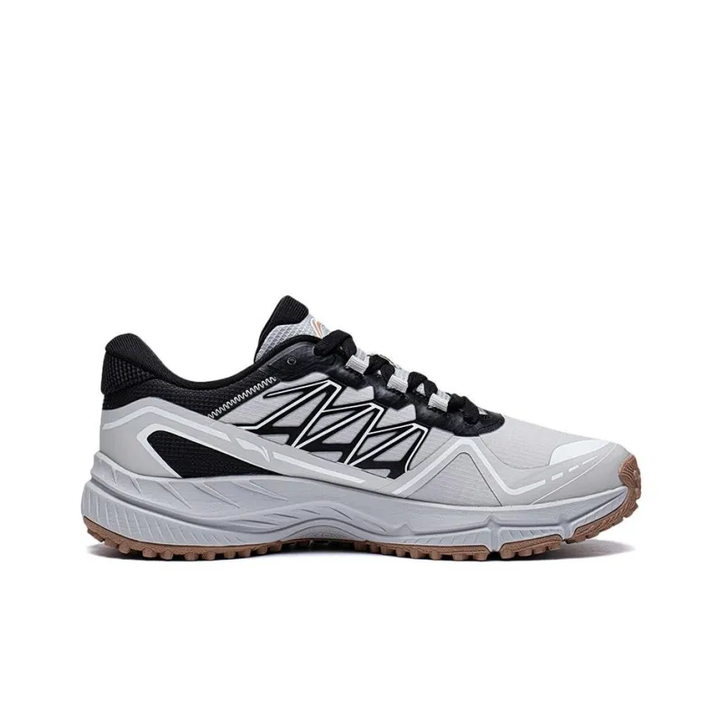 LiNing Yitai Lite Durable Breathable Low Top Running Shoes Gray Black-1