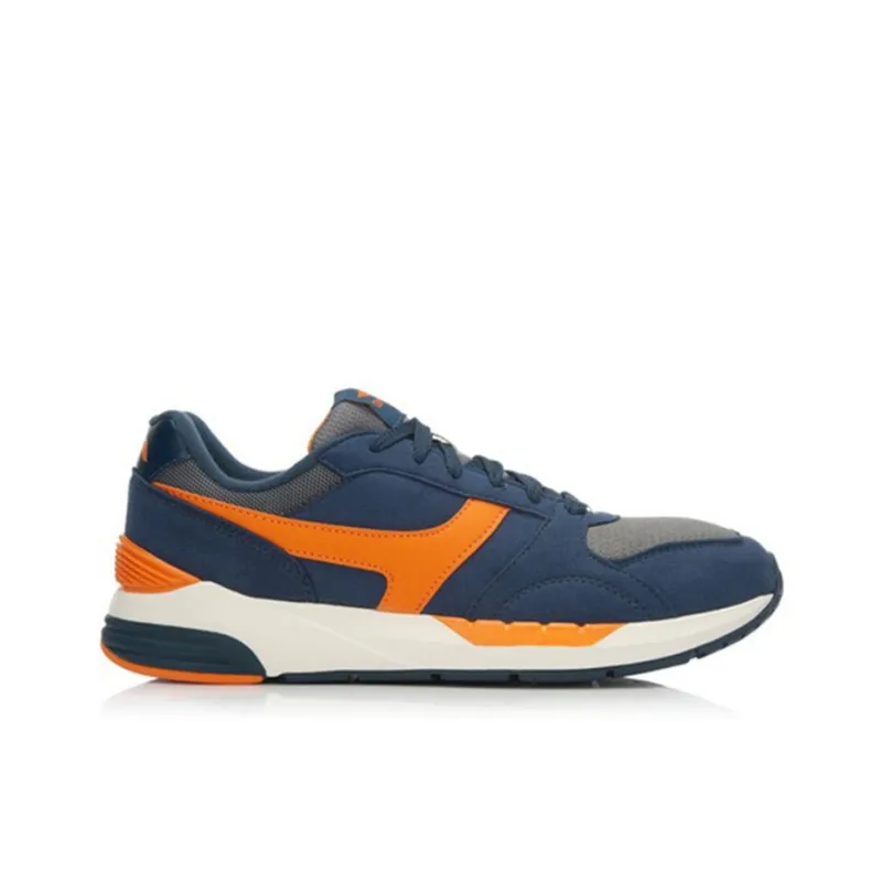 LiNing Zhengrong Non-slip Wear-resistant Shock Absorption Low-Top Casual Shoes Men's Blue-1