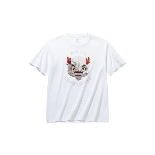 ANTA Spirit Dragon T-Shirts Unisex Snowflake White