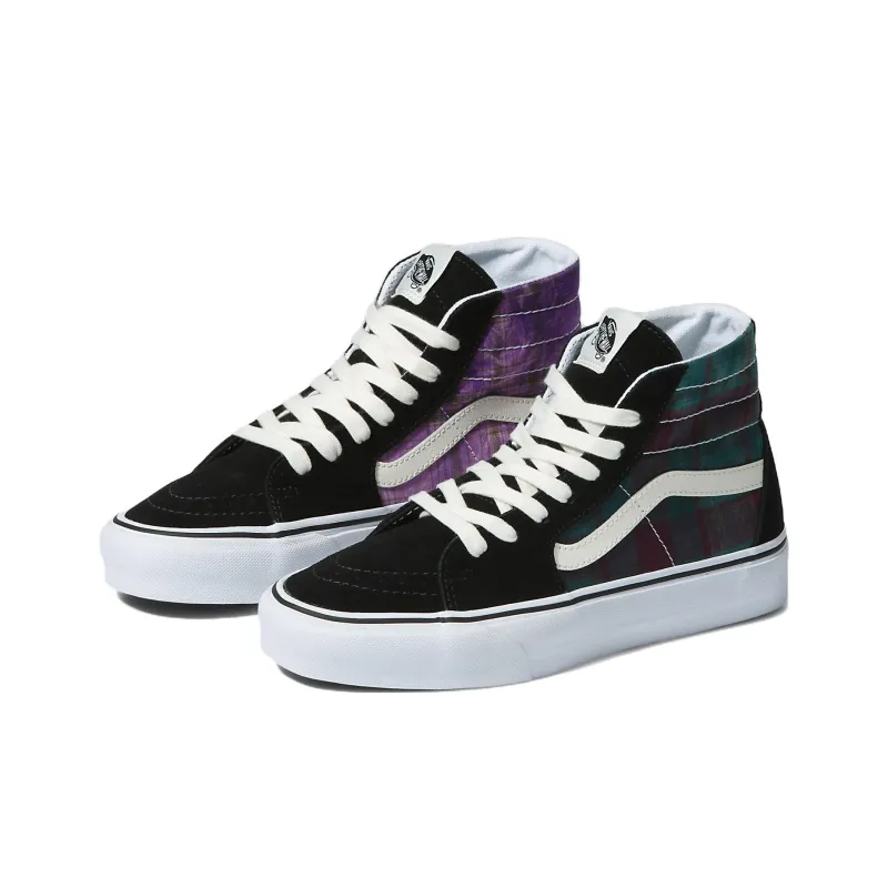 Vans SK8 HI 'Black Green Purple White'-2