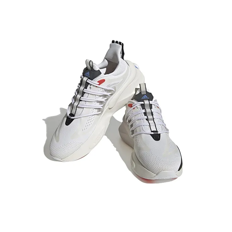 Adidas AlphaBoost V1 White Black Blue Fusion-2
