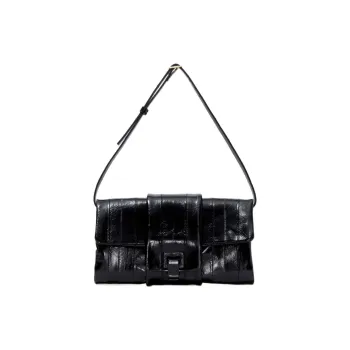 PROENZA SCHOULER Smooth Finish Eel Handbag Shoulder Bag Women's Black