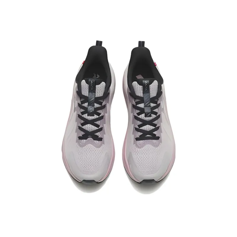 Anta Rocket 4.0 Advanced Training Collection Breathable Low Top Running Shoes Women's Gray Black Purple-2