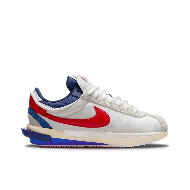 Nike Zoom Cortez Sp Sacai White University Red Blue-1