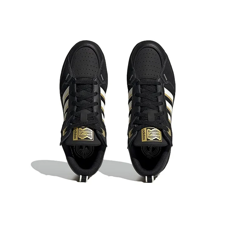 Adidas Neo 100DB 'Black White Goldyellow'-4