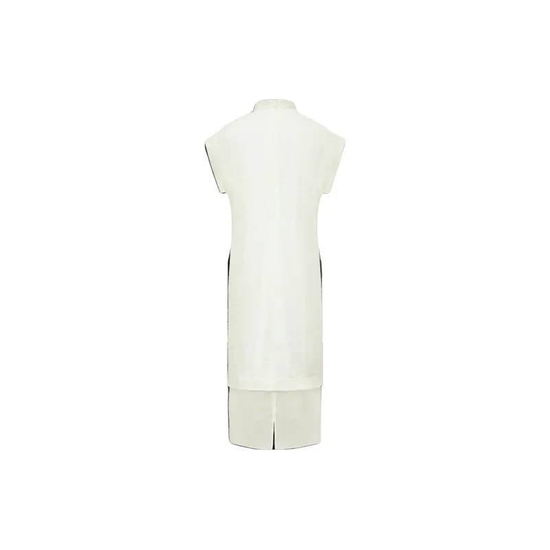BBLLUUEE Cheongsam Women's Vanilla Apricot-1