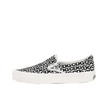 Vans Vault Slip On Lx Comme Des Garcons White Black