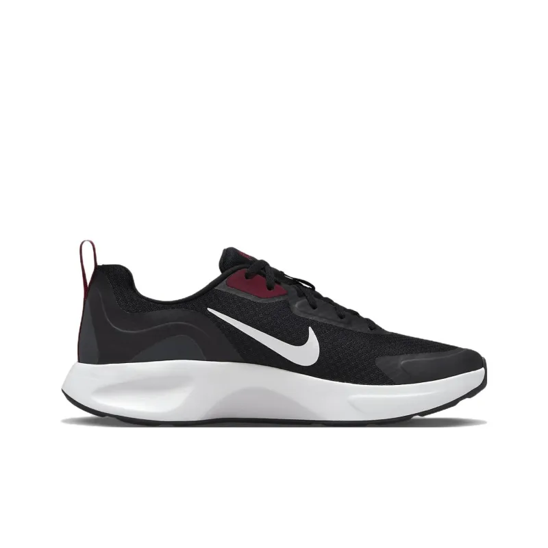 Nike Wearallday Cushioning Anti-Slip Wear-Resistant Breathability Low-Top Running Shoes Men's Black-1
