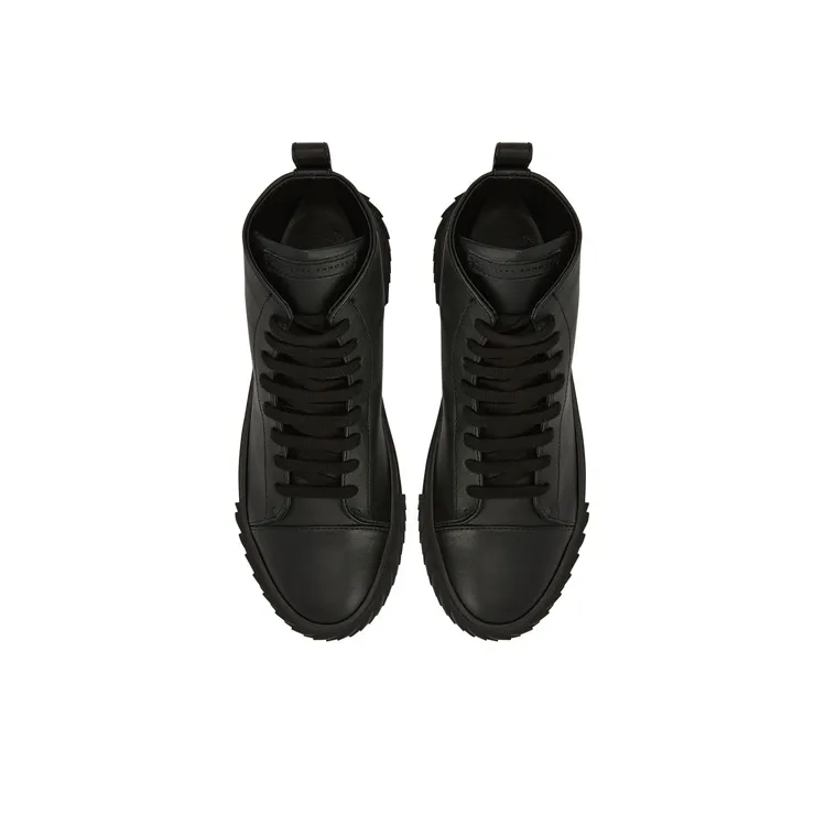 Giuseppe Zanotti/GZ Blabber Ecoblabber High Top Stylish Skateboarding Shoes Men's Black-4