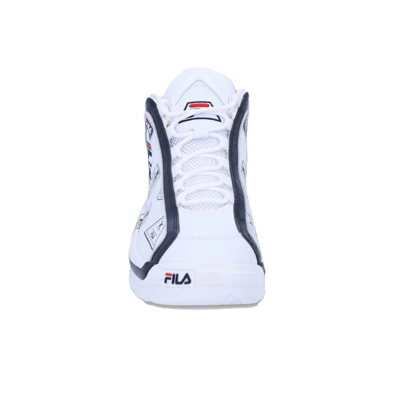 FILA Grant Hill 2 Durable Cushioning Low Top Training Shoes Men's White-2