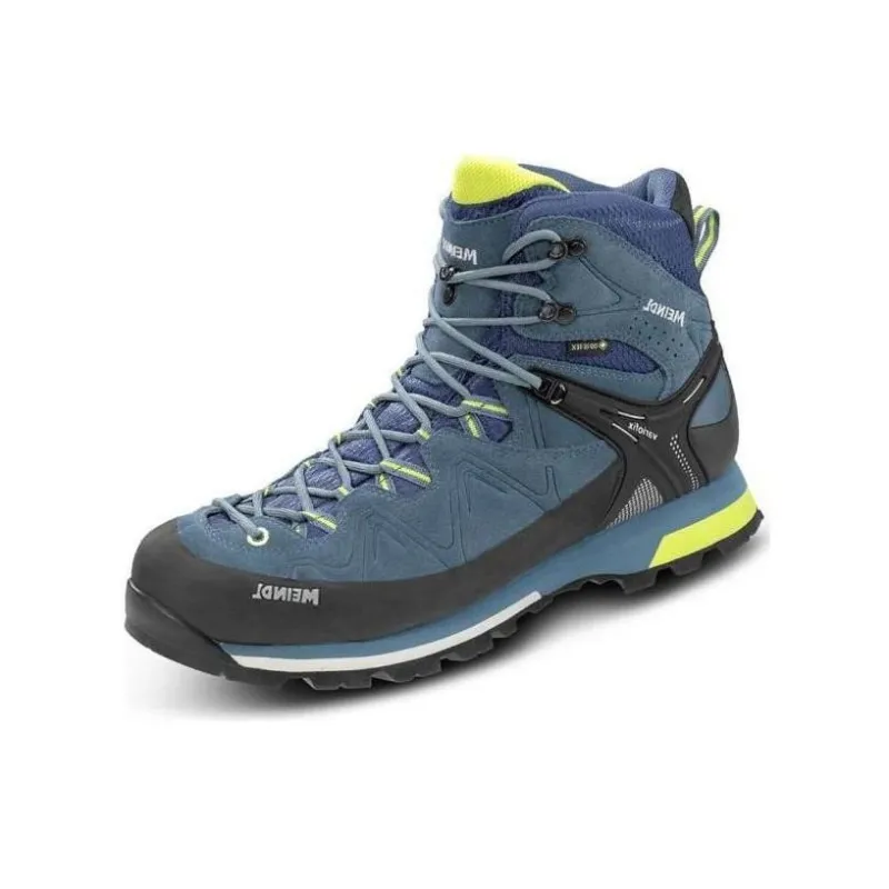 MEINDL Tonale GTX Cushioning Anti-Slip And Wear-Resistant High-Top Outdoor Shoes Unisex Black Blue Yellow-0