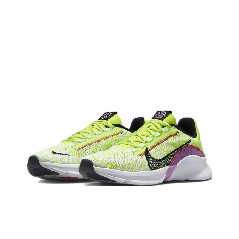 Nike SuperRep Go 3 Flyknit Next Nature 'Volt Rush Fuchsia' Women's-2