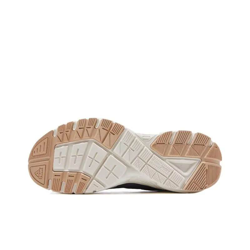 PEAK OG 7000 Cushioning, Slip Resistant, And Abrasion Resistant Low Top Running Shoes Women's White Gray-4