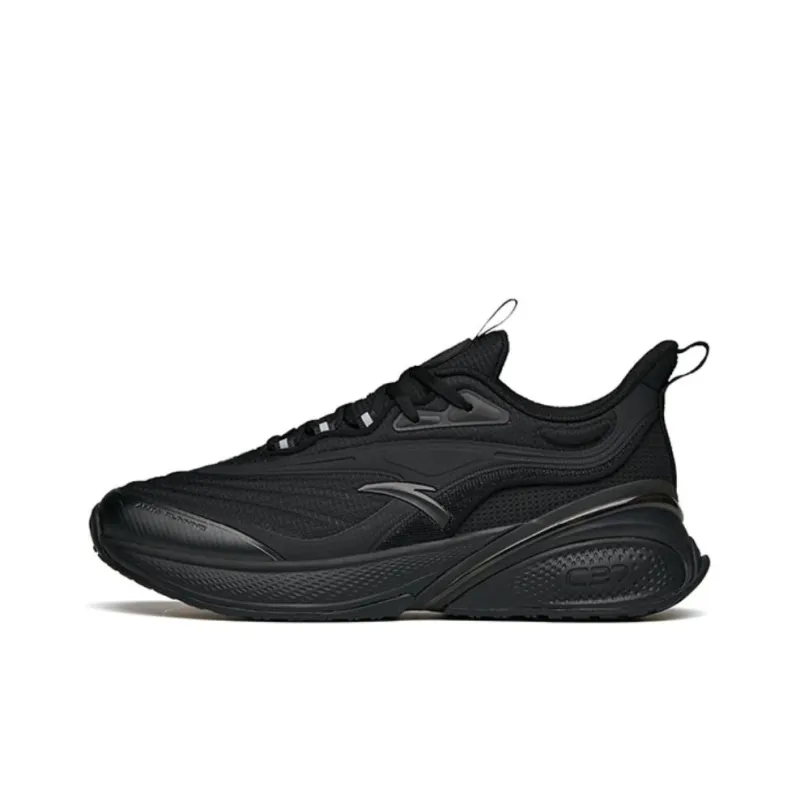 Anta C37 2.0 FW Cushioning Wear Resistant Low Top Running Shoes Women's Black-0