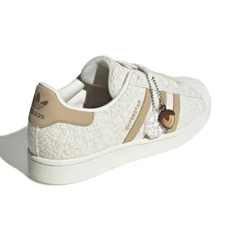 adidas originals Superstar White Khaki Women's-3