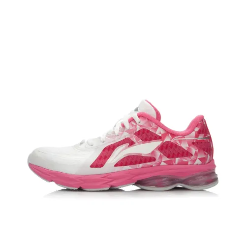 LINING Unit Bow 2 Running Shoes Women's Low-Top Pink/White