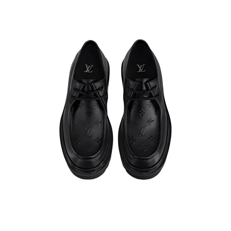 LOUIS VUITTON Major Loafers 'Black With Top Monogram'-2