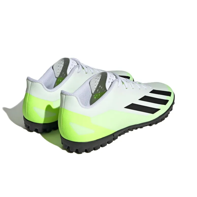 Adidas X Crazyfast.4 Tf 'White Lucid Lemon Black'-3