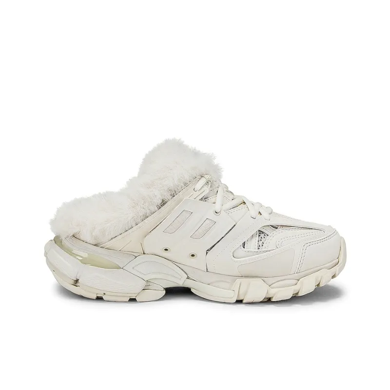 Balenciaga Track Mule Beige Women's-1