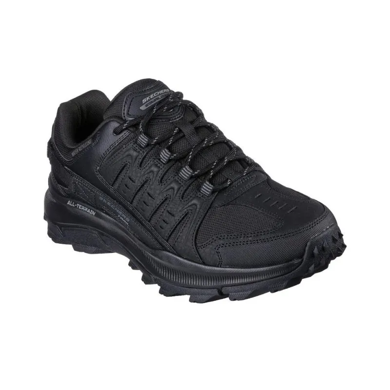 Skechers Equalizer 5.0 Trail Soli Cushioning Wear Resistant Low Top Outdoor Shoes Men's Black-2