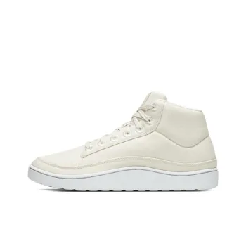 Allbirds Canvas Pacer Mid Slip-Resistant Cushioning Mid-Top Skateboard Shoes Women's Natural White