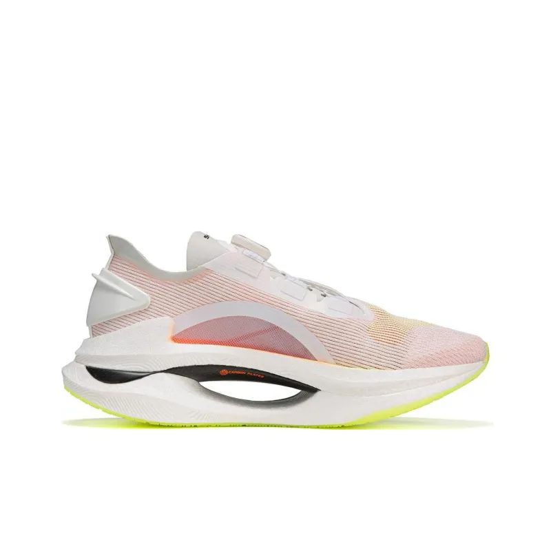 LiNing Absolute Phantom 1.0 Cushioning Low Top Casual Running Shoes Unisex White-1