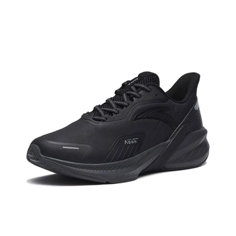Anta DuCi4 Shock Absorbers With Slip Resistant Features Low Top Running Shoes Men's Black-1