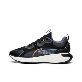 LiNing Cloud Shield Cushioning Anti Slip And Wear Resistant Low Top Sports Casual Shoes Women's Black