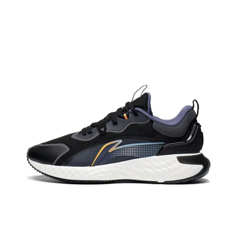 LiNing Cloud Shield Cushioning Anti-Slip And Wear-Resistant Low-Top Sports Casual Shoes Women's Black-0