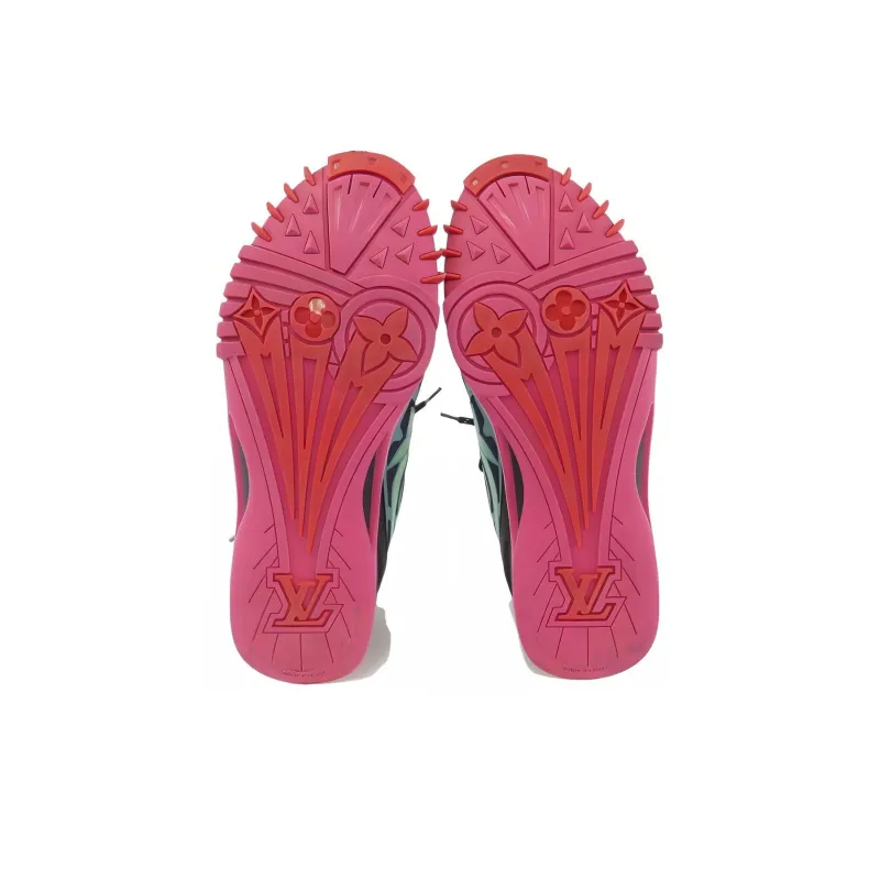 LOUIS VUITTON Lv Sprint Sneakers 'Teal'-4