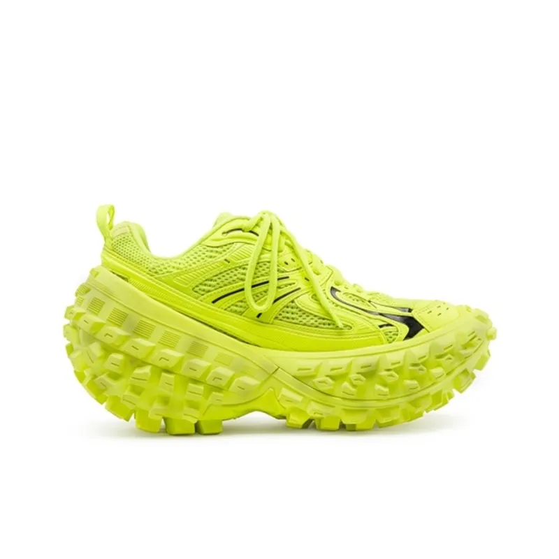 Balenciaga Bouncer Slip Resistant Low Top Sports Casual Shoes Women's Green-1