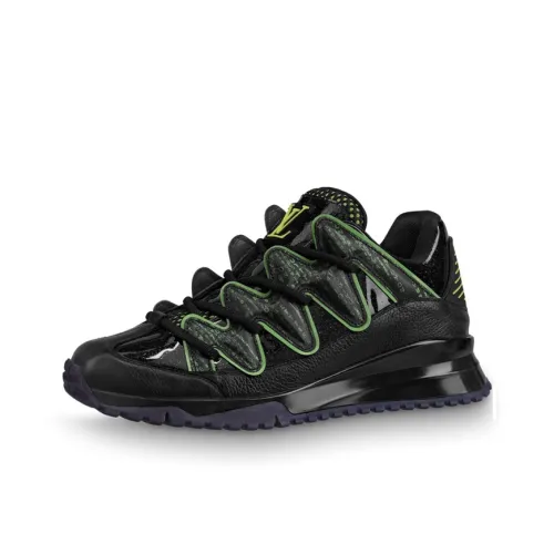 LOUIS VUITTON Zig Zag Casual Shoes Men Low-Top Black/Green