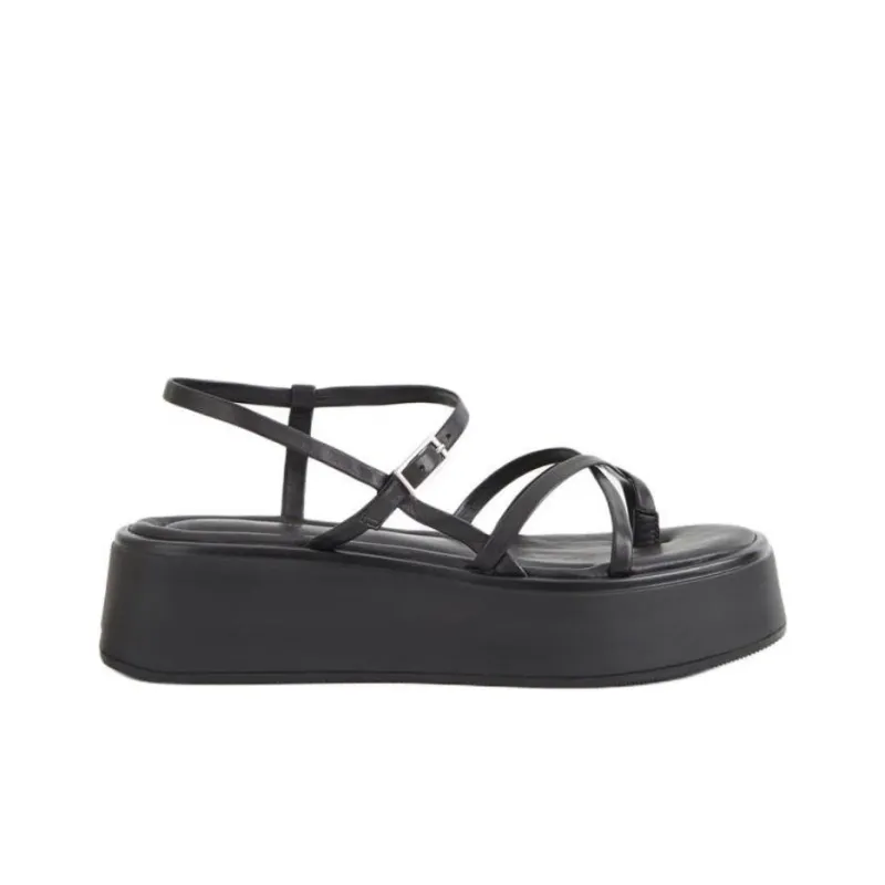 VAGABOND SHOEMAKERS Strap Sandals 5cm Women's Black-1